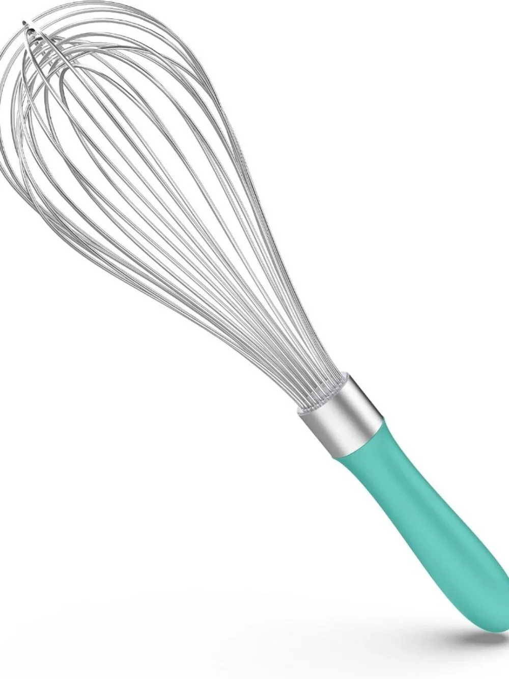 Large Stainless Steel Balloon Whisk - Heavy Duty Egg Beater & Mixing Tool, 12in